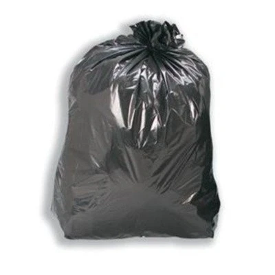 Image of 5 Star Bin Bags Medium Duty 100 Gauge 110 Litre Capacity Black [Pack 200]