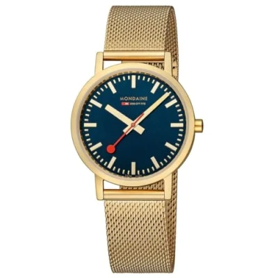 Image of Mondaine Unisex Adult Analog Quartz Watch with Stainless Steel Strap A660.30314.40SBM