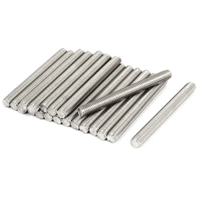 Image of Sourcingmap M8 x 80mm 1.25mm Pitch 304 Stainless Steel Fully Threaded Rods Hardware 20 Pcs