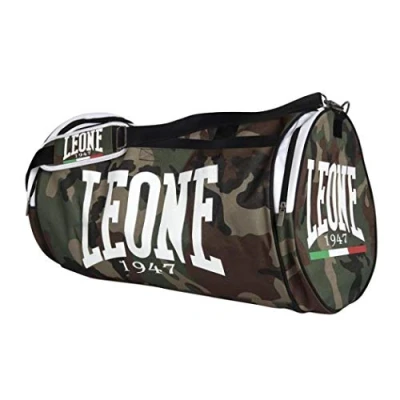Image of LEONE 1947, Camouflage Sports Bag, Unisex Adult, Green, Taglia Unica, AC906