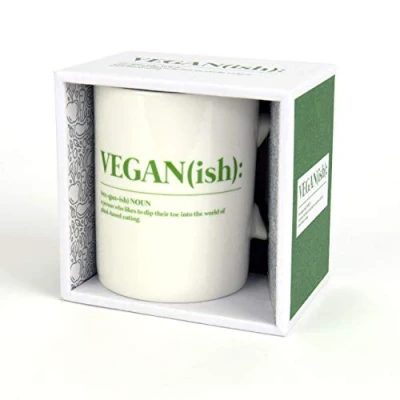 Image of Gift Republic GR452077 Vegan(ish) Mug, Porcelain, 375 milliliters