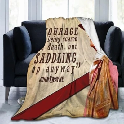 Image of Lawenp Ultra Soft Fluffy for John Wayne Blanket Home Decor Throw Gift Adults/Kids80 x60