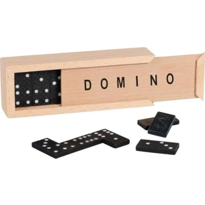Image of goki 15449 Domino Game in Wooden Box