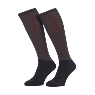 Image of LeMieux My Competition Socks Cinder (Twin Pack) Large