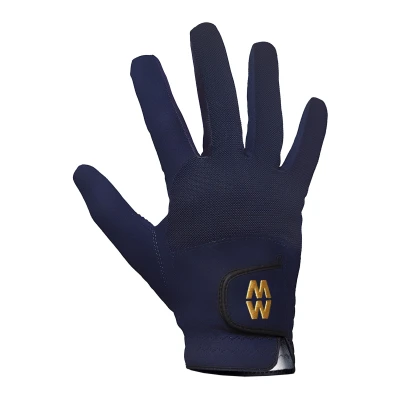 Image of 1 Pair Navy Macwet Short Mesh Sports Gloves Unisex 6