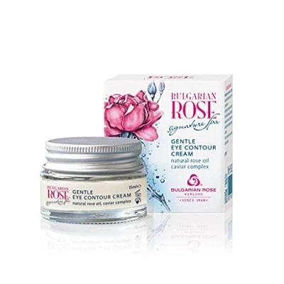 Image of GENTLE EYE CONTOUR CREAM WITH SHEA BUTTER AND Q10 &quot;BULGARIAN ROSE SIGNATURE SPA&quot; 15 ml