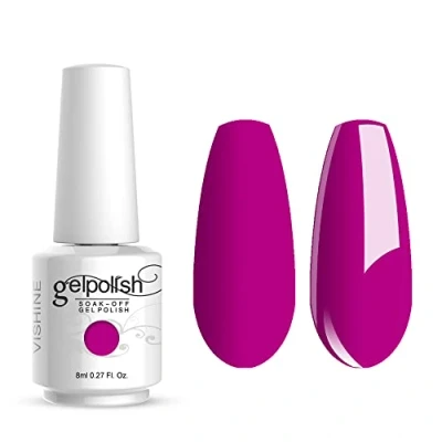 Image of Vishine 8ml Gelpolish Long lasting Gel Nail Polish Lacquer Shiny Color Soak Off UV LED Manicure #1620