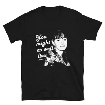 Image of Dorothy Parker Live limited edition Black tribute t shirt. XXLBlackXXL