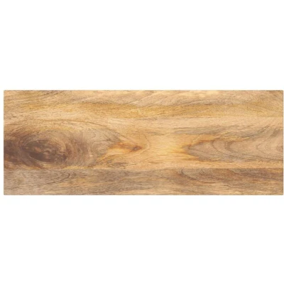 Image of vidaXL Table Top Replacement Dining Rectangular Solid Mango Wood Brown 70x40x3.8 cm
