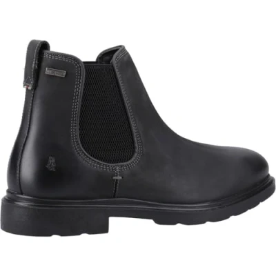 Image of Hush Puppies Preston Chelsea Mens Boots, Black, 7 UK