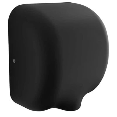 Image of JetDri Mark II Hand Dryer for Toilets, Powerful Heavy Duty Automatic Electric High Speed Commercial IP23, Wall Mounted, 0.55kW 1.8kW (Black)
