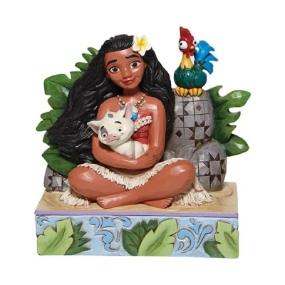 Image of Disney Traditions by Jim Shore Welcome to Motunui Moana Figurine
