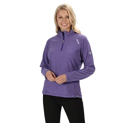 Image of Regatta Montes Half Zip Women&#039;s Fleece Top AW19 10 Purple