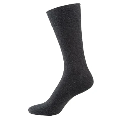 Image of Nur Der Men&#039;s Herren Cotton maxx Komfort Socke, Grey (Anthracite Melange), 9/11