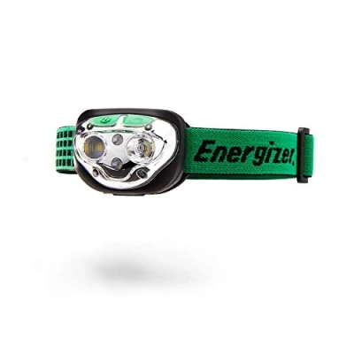 Image of Energizer Vision LED Rechargeable Headlamp, Water Resistant Bright Headlamp for Outdoors, Camping Gear and Hurricane Supplies, Includes USB Charging Cable, Pack of 1
