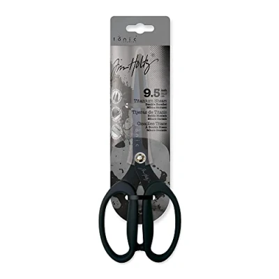 Image of Tonic Studios 107E 9.5 inch Tim Holtz Titanium Shear, Maroon