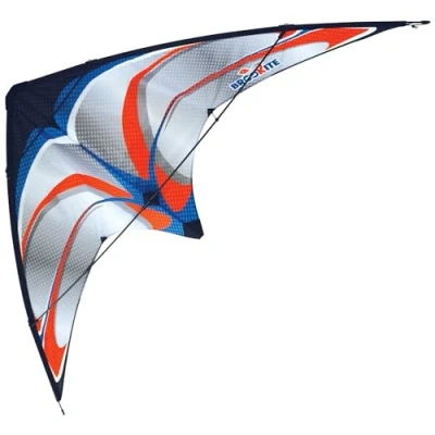 Image of BROOKITE from Peterkin Silverline Sport Stunt Kite 183 cm x 94cm Polyester Ripstop with Fibreglass struts and 2 handles Kites Outdoor Toys Sports &amp; Leisure Ages 8+