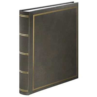 Image of Hama &quot;London&quot; Super Jumbo Album 34x35 cm 80 White Pages Grey