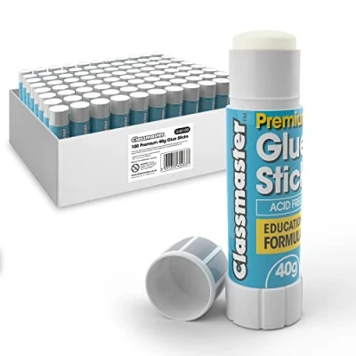 Image of Classmaster Premium Educational 100 Glue Sticks of 40 g