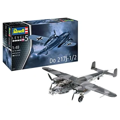Image of Revell 03814 Do 217J 1/2 1:48 Scale Unbuilt/Unpainted Plastic Model Kit