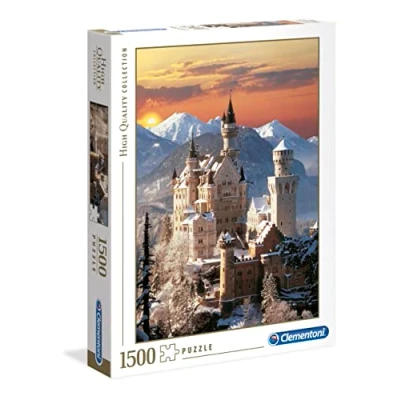 Image of Clementoni 31925 Collection Puzzle for Adults and Children Neuschwanstein 1500 Pieces
