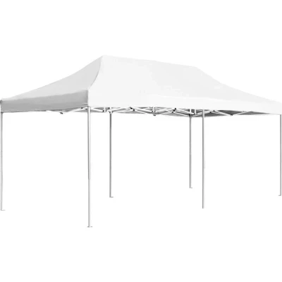 Image of vidaXL Professional Folding Party Tent Aluminium 6x3 m White