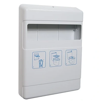 Image of Washroom Hub Toilet Seat Cover Dispenser Wall Mounted White
