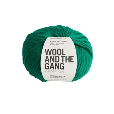 Image of Wool and the Gang Crazy Sexy Wool, Emerald Green (032), 200g