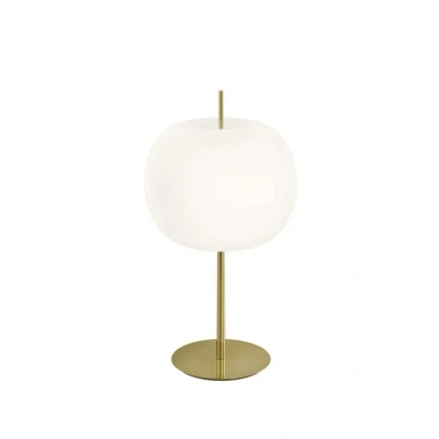 Image of Kundalini Kushi XL table lamp brass/white