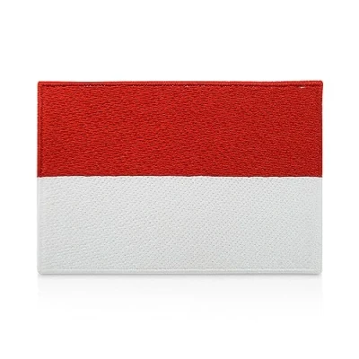 Image of Indonesia Flag Iron on Patch Indonesian Patches, Embroidery Patch, Bali ironable Backpacker Badges Finally Home