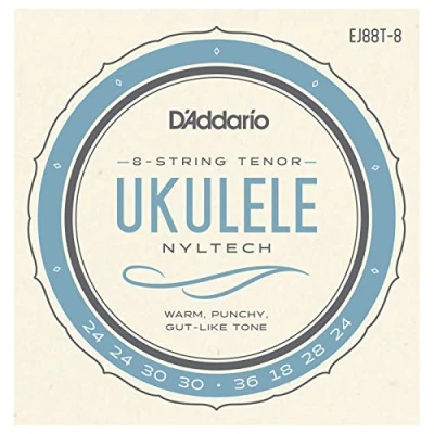 Image of D&#039;Addario EJ88T 8 Nyltech Ukulele, String Tenor