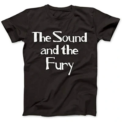 Image of The Sound and Fury Worn by Ian Curtis Tshirt Cotton Atmosphere Black