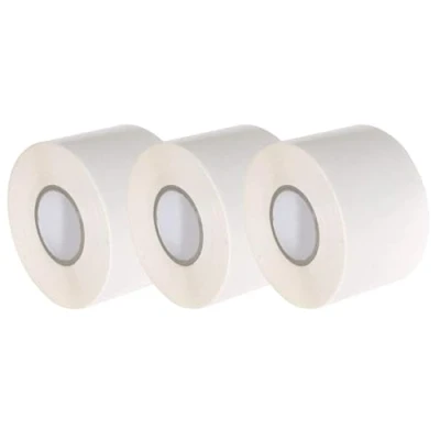 Image of Gocableties White Wide Electrical Tape, 50mm x 33m, 2&quot; Strong Self Adhesive PVC Insulation Tape for Insulating, Repairing and Protecting Wires, 3 Rolls