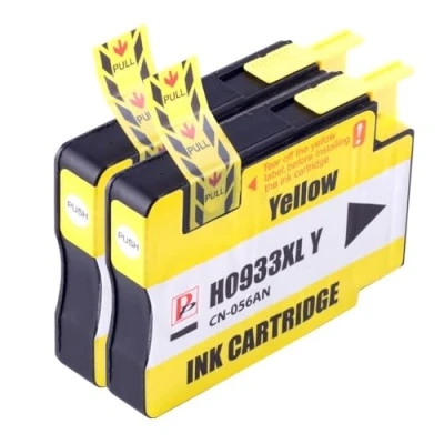 Image of PerfectPrint Compatible Ink Cartridge Replacement for HP Officejet 6100 6600 6700 7110 7510 7610 7612 933XL (Yellow, 2 Pack)