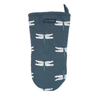 Image of Sophie Allport Dragonfly Oven Mitt, 100% Cotton, Single Glove, Machine Washable