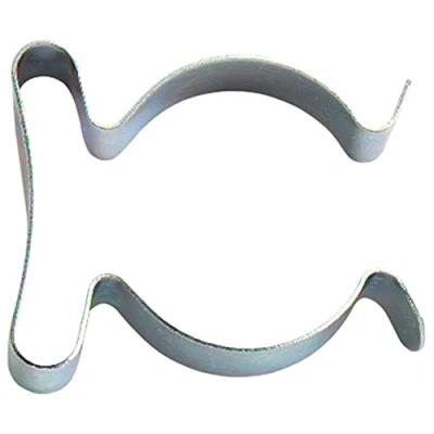 Image of Merriway BH05863 (25 Pcs) Tool Storage Clip Spring Steel Bright Zinc Plated, 32mm (1.1/4 inch) Pack of 25 Pieces