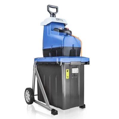 Image of Hyundai Electric Garden Shredder, 2800W, 230v, 60rpm speed, Portable with 10m Power Cable, Detachable 60 Litre collection bag and 3 Year Warranty