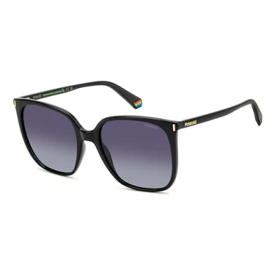 Image of POLAROID Women&#039;s PLD 6218/S Sunglasses, Black, 56mm, 19mm