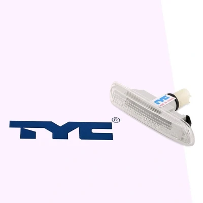 Image of 2228591, 63132228591 Turn Signal TYC 18 5354 15 2 transparent Left Front, lateral installation with bulb holder BMW: 3 Compact, Coupe, Convertible