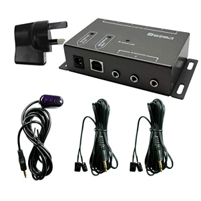 Image of SZBJ IR Remote Repeater,IR Infrared Control Extender Kit BD104, two dual head emitters