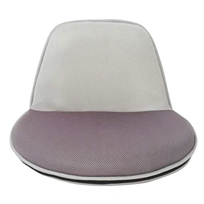 Image of Rebecca Furniture Yoga Chairs, Meditation Armchair, Polyester, Gray, Reading Relax, Bedroom Living Room Measurements: 44 x 52 50 cm (HxLxP) Art. RE6384
