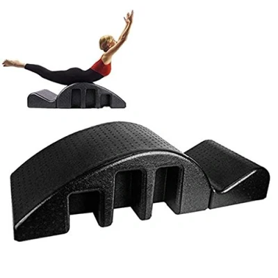 Image of ZTGHS Pilates Spine Alignment Corrector, Pula Arc Curved Massage Table Bed Yoga Arch Roller Fitness Equipment, Curve Posture Spinal Correction Support Back Lumbar