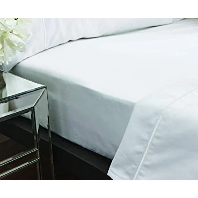Image of Bianca Luxury 800 Thread Count Cotton Sateen King Fitted Sheet White