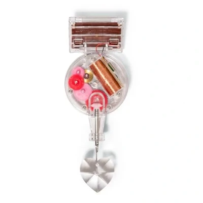 Image of Kikkerland Solar Powered Heart Rainbow Maker with Crystal, Multicolor, 1 EA, One Size