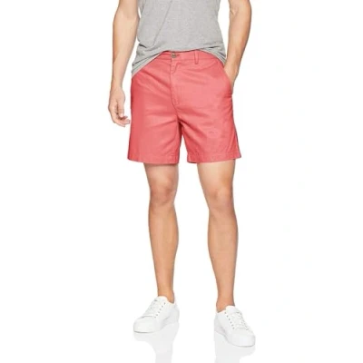 Image of Amazon Essentials Men&#039;s Slim Fit 7 Inch Chino Shorts, Raspberry Red, 38W