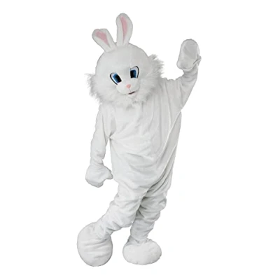 Image of Bristol Novelty AC894 Bunny Mascot Costume set White, Medium