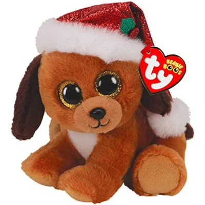 Image of Ty UK Ltd 2005914 Beanie Boos Howlidays Dog Xmas 2020 Boo Reg Plush Animal, Multicolor