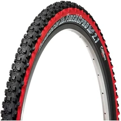 Image of Panaracer Fire XC Pro TLC Folding MTB Tyre : Black/Yellow, 26 x 2.10