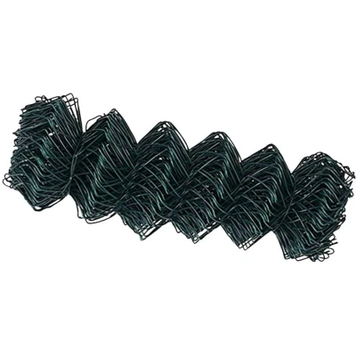Image of vidaXL Chain Link Fence Green 0.8x25 m Steel