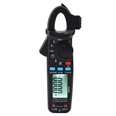 Image of Jeanoko ACM91 1mA Clamp Meter DC/AC Current True RMS Auto Ranging 6000 Counts Multimeter,Low Impedance Live Check Temp Cap Volt Ampere MeterTesters and Detectors